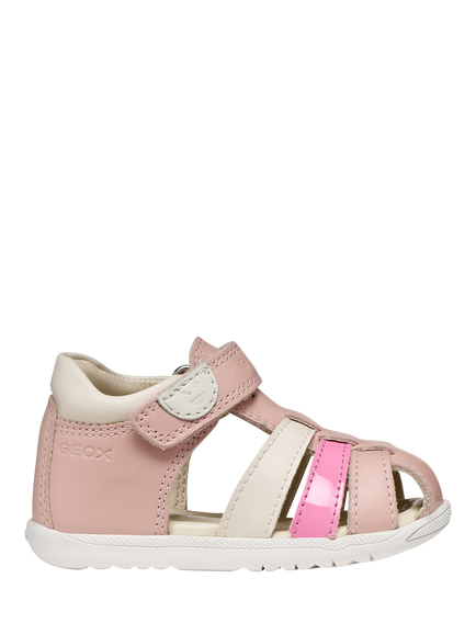 Geox Baby Tutim Closed Toe Leather Shoes, Light Rose/Pink, Light Rose/Pink