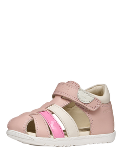 Geox Baby Tutim Closed Toe Leather Shoes, Light Rose/Pink - view 2, Light Rose/Pink