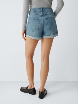 AND/OR Sunset Denim Shorts - view 2, Mid Wash Blue
