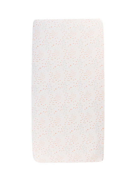 Tutti Bambini Cotbed Fitted Sheets & Mattress Protector Bundle, White/Multi - view 2, White/Multi