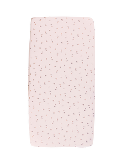 Tutti Bambini Cot Fitted Sheets & Mattress Protector Bundle, Pink - view 2, Pink