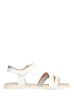 Geox Kids' Karly Open Toe Sandals, White, White