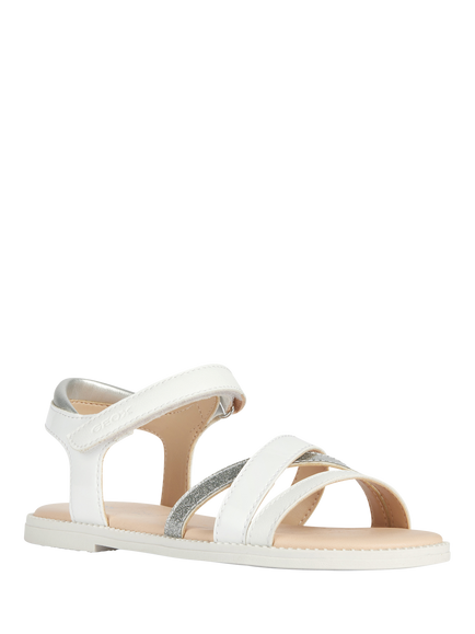 Geox Kids' Karly Open Toe Sandals, White - view 2, White