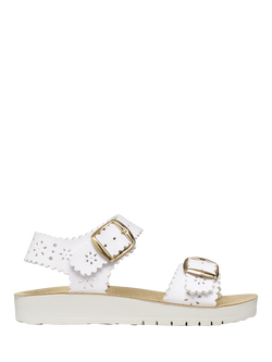 Geox Kids' Costarei Open Toe Sandals, White, White
