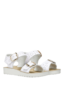 Geox Kids' Costarei Open Toe Sandals, White - view 2, White