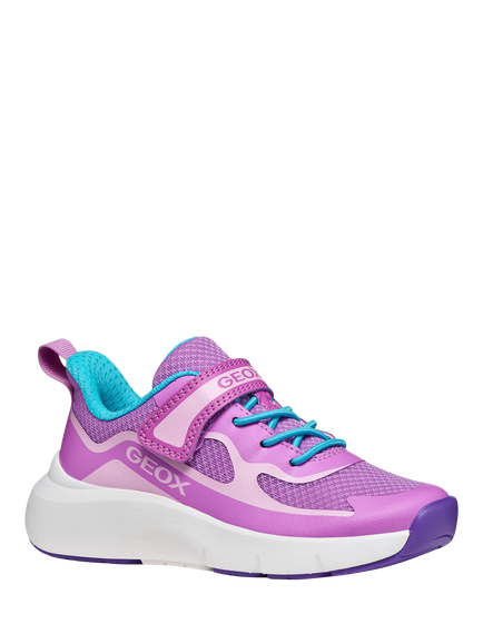 Geox Kids' Pro-Ran Mesh Trainers - view 2, Purple/Lilac