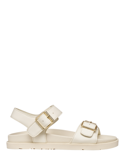 Geox Kids' Foammentera Open Toe Sandals, Ivory, Ivory