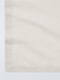 John Lewis Cotton Linen Blend Rectangular Tablecloth - view 2, Grey