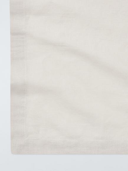 John Lewis Cotton Linen Blend Rectangular Tablecloth - view 2, Grey