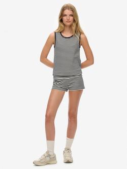 Superdry Athletic Essentials Fold Over Shorts, Eclipse Navy