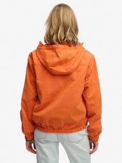 Superdry Hooded Washed Twill Jacket - view 2, Washed Orange