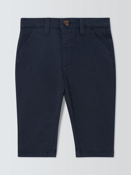 John Lewis Heirloom Collection Baby Chinos, Dark Sapphire, Dark Sapphire