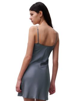 Chantelle Fleurs Chemise Nightdress, Fancy Grey - view 2, Fancy Grey