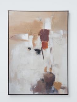 John Lewis 'Autumn Echo' Abstract Framed Canvas Print, Natural, Multi