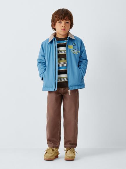 John Lewis Kids' Striped Jumper, Multi - view 2, Multi