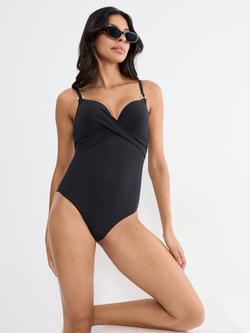 Triumph Summer Twist Wired Swimsuit, Black, Black