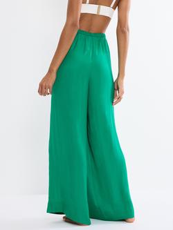 Triumph Summer Satin Trousers - view 2, Palm Green