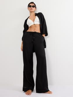 Triumph Summer Wear Linen Blend Trousers, Black