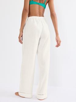 Triumph Summer Wear Linen Blend Trousers - view 2, Silk White