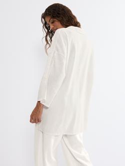 Triumph Summer Wear Linen Blend Boyfriend Shirt - view 2, Silk White