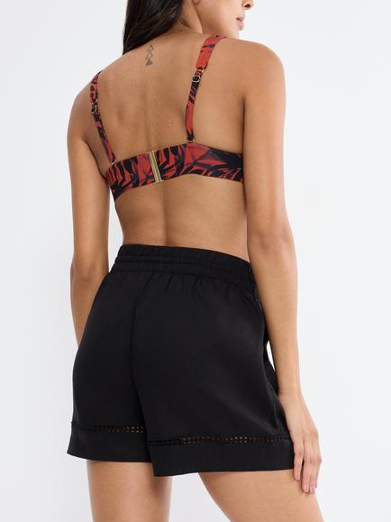 Triumph Summer Wear Linen Blend Shorts - view 2, Black