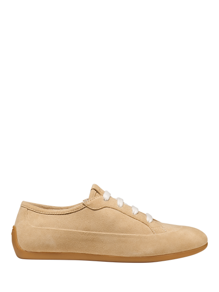 Geox Addisse Suede Lace Up Trainers, Brown, Brown