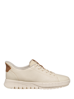 Geox Flextride Plus Trainers, Papyrus/Beige, Papyrus/Beige