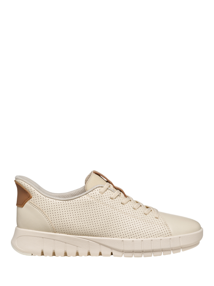 Geox Flextride Plus Trainers, Papyrus/Beige, Papyrus/Beige