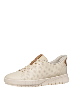 Geox Flextride Plus Trainers, Papyrus/Beige - view 2, Papyrus/Beige