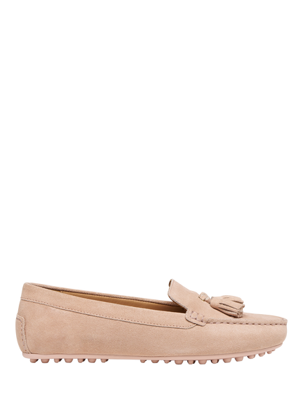 Geox Kalistena Suede Loafers, Rose, Rose