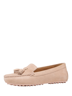 Geox Kalistena Suede Loafers, Rose - view 2, Rose