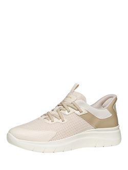 Geox Plummery Plus Low Top Trainers - view 2, Papyrus/Cream