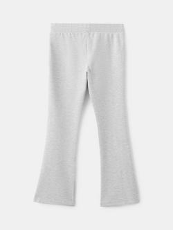 Mango Kids' Elasticated Leggings, Mid Grey Melange - view 2, Mid Grey Melange