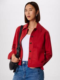 Whistles Mia Pocket Detail Jacket, Red