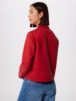 Whistles Mia Pocket Detail Jacket - view 2, Red