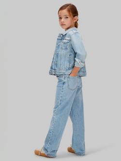 Calvin Klein Kids' Denim Barrel Jeans, Dante Wash - view 2, Dante Wash
