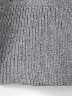 Mango V-Neck Cardigan, Grey Melange - view 2, Grey Melange