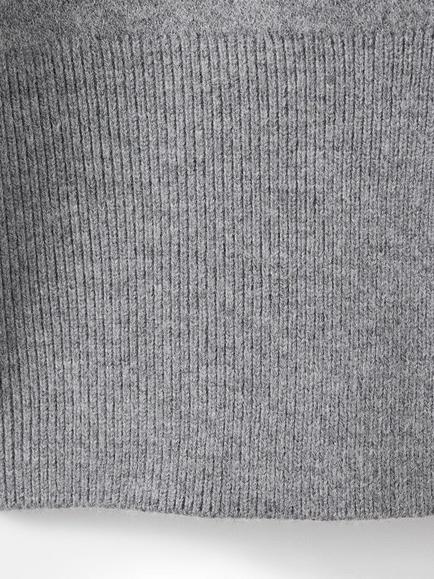 Mango V-Neck Cardigan, Grey Melange - view 2, Grey Melange