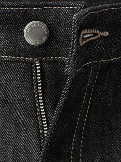 Mango 70s Style Mid Rise Bell-Shaped Jeans, Black - view 2, Black