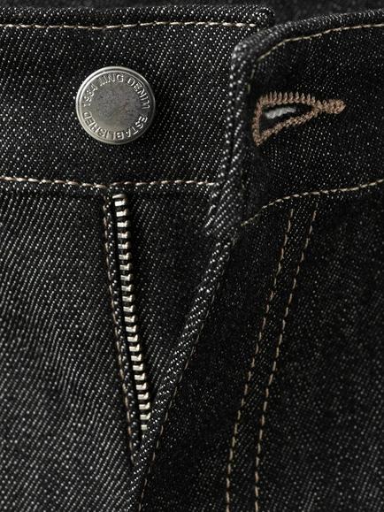 Mango 70s Style Mid Rise Bell-Shaped Jeans, Black - view 2, Black