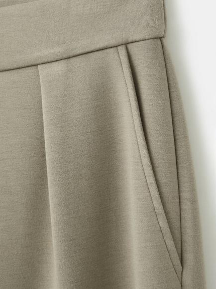 Mango Wide Leg Pleated Trousers, Khaki - view 2, Khaki