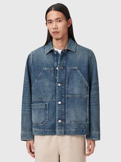 AllSaints Mukesh Denim Jacket, Blue Indigo, Blue Indigo