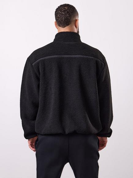 Gym King Borg Funnel Neck Jacket, Black - view 2, Black