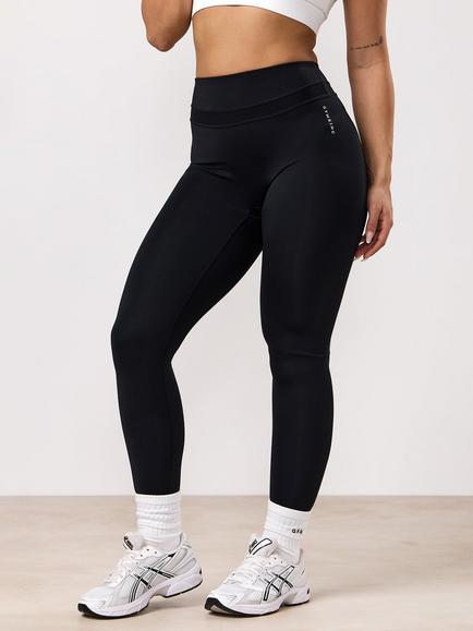 Gym King Dynamic Mesh Panel Leggings, Black