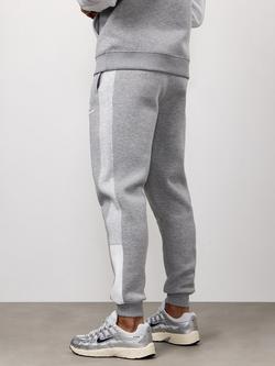 Gym King Cotton Blend Colour Block Joggers, Light Grey - view 2, Light Grey