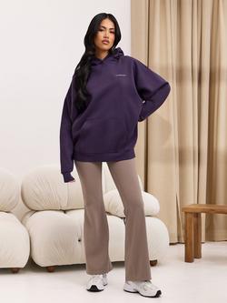 Gym King 365 Fleece Hoodie, Aubergine - view 2, Aubergine