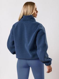 Gym King Borg Full Zip Toggle Hem Jacket, Slate Blue - view 2, Slate Blue