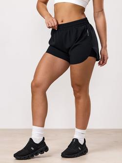 Gym King Dynamic 2-In-1 Workout Shorts, Black, Black