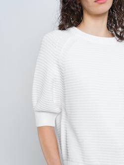 French Connection Lily Mozart Textured Knit Top - view 2, White