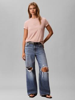 Calvin Klein Classic Foil Logo T-Shirt, Tuscan Wind, Tuscan Wind